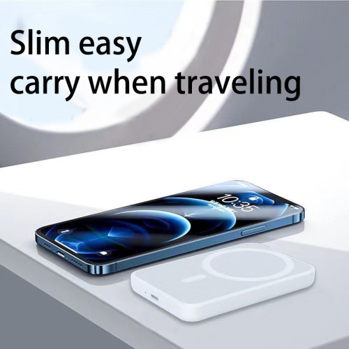 5,000 mAh MagnetoCharge Mag Safe Magnetic Wireless Charging Power Bank 5,000 mAh MagnetoCharge Mag Safe Magnetic Wireless Charging Power Bank