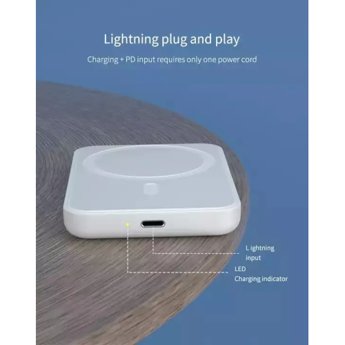 5,000 mAh MagnetoCharge Mag Safe Magnetic Wireless Charging Power Bank 5,000 mAh MagnetoCharge Mag Safe Magnetic Wireless Charging Power Bank