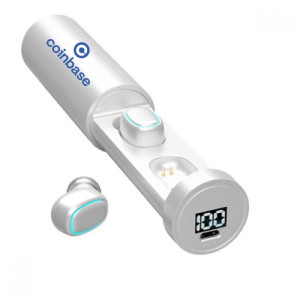 Premium Cylinder Custom Logo Lux Earbuds