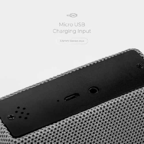 Wood and Fabric Bluetooth Speaker Wood and Fabric Bluetooth Speaker