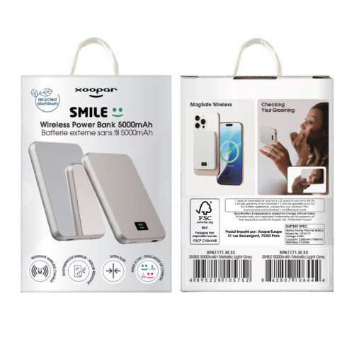 Xoopar Smile Mirror Power Bank Xoopar Smile Mirror Power Bank