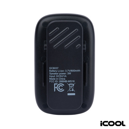 iCOOL® Ozzy IPX5 3W Wearable Wireless Speaker