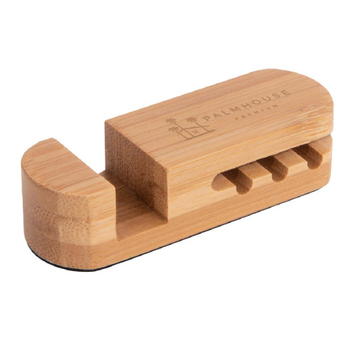 Bamboo Desktop Cable Organizer