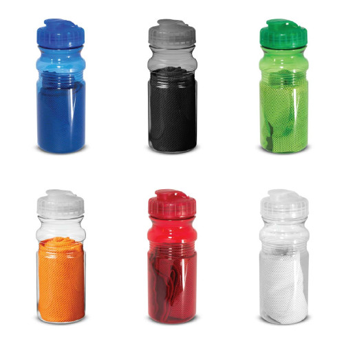 Cooling Towel in Water Bottle