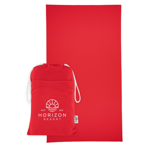 Sand-Free rPET Beach Towel with Pouch Sand-Free rPET Beach Towel with Pouch