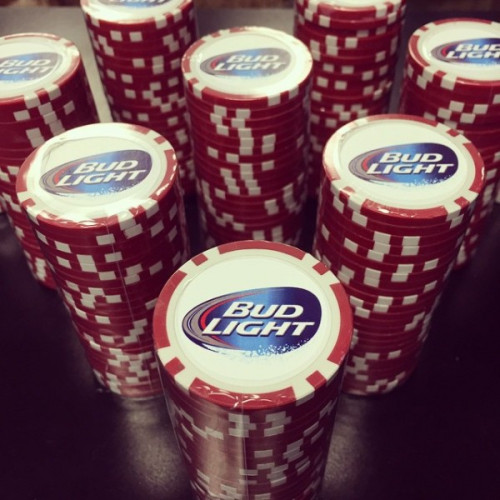 8 Stripe Custom Poker Chip - Direct Print 8 Stripe Custom Poker Chip - Direct Print