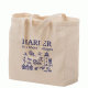 Cotton Canvas Tote Bag - 13x5x13