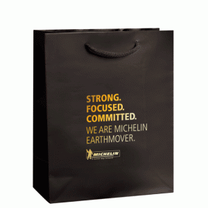 Gloss Laminated Euro Tote Bag - 8x4x10