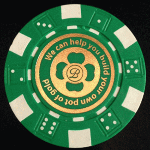 Hot Stamp Poker Chip