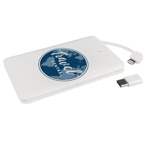 LuxCharge 2,500 mAh 3-in-1 Power Bank
