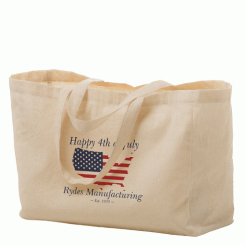Cotton Canvas Tote Bag - 16x6x12 Cotton Canvas Tote Bag - 16x6x12