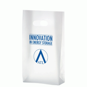 Frosted Die Cut Tote Bag